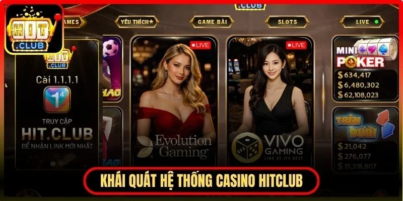 Casino Hitclub Mang Đến Trải Nghiệm Giải Trí Chân Thực 1 Hitclub Khái quát hệ thống casino Hitclub trực tuyến hiện đại