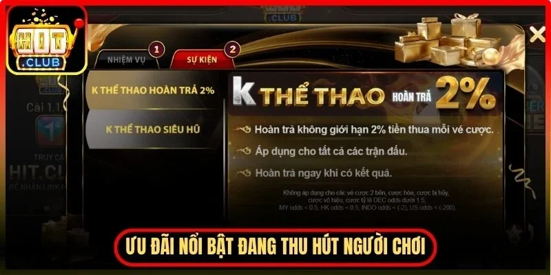 Khuyến Mãi Hitclub Mang Đến Ưu Đãi Hấp Dẫn Mỗi Ngày 2 Hitclub Một số gói ưu đãi nổi bật đang thu hút người chơi