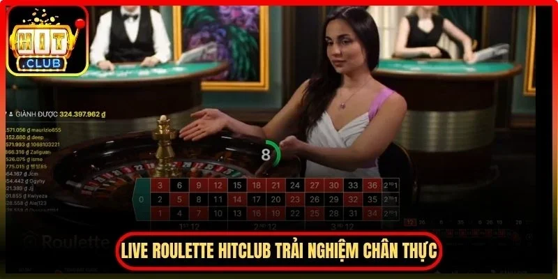 Live Roulette Hitclub - Mở Ra Không Gian Cược Hấp Dẫn 2 Hitclub Live roulette Hitclub đưa đến một trải nghiệm chân thực