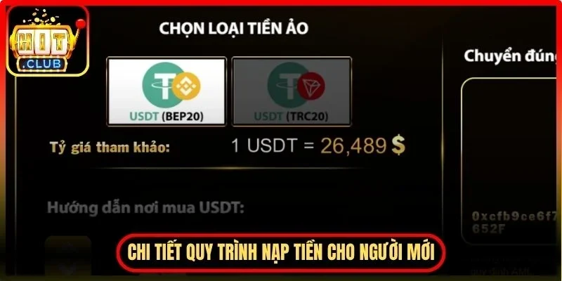 Nạp Tiền Hitclub - Thao Tác An Toàn Cực Nhanh Cho Newbie 3 Hitclub Chi tiết quy trình nạp tiền cho người mới