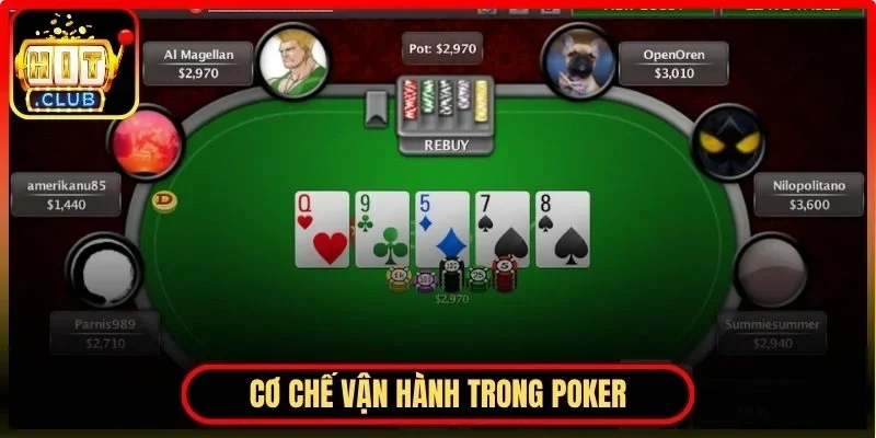 Poker Hitclub - Sân Chơi Poker Đẳng Cấp Chiến Thuật 3 Hitclub Thực tế bàn chơi và cơ chế vận hành trong poker